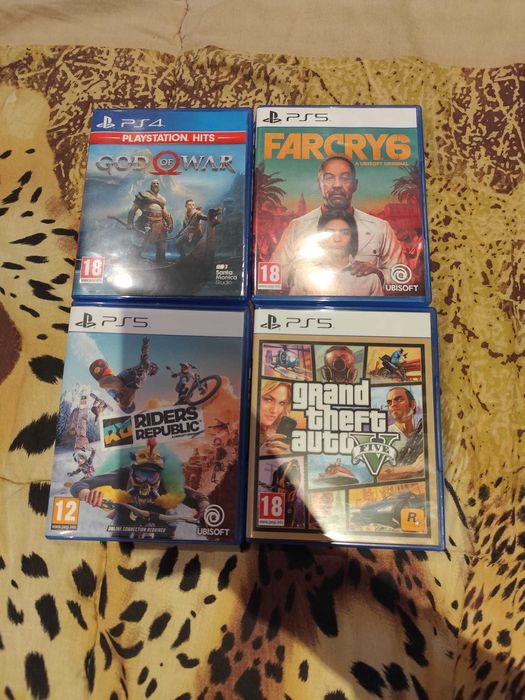 Playstation 5 Slim( PS5 SLIM ) +4 игри