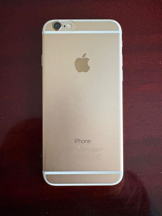 iPhone 6 Gold (Model A1586 MG492ZD/A) – 16GB stare bună + 2 carcase