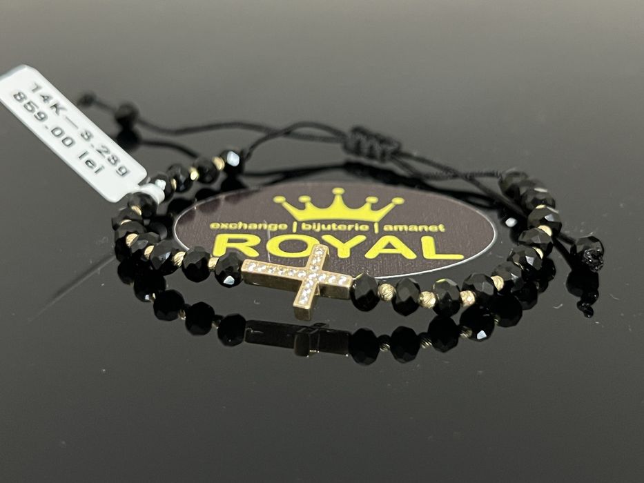 Bijuteria Royal CB : Bratara snur bile aur 14k 3,28 grame