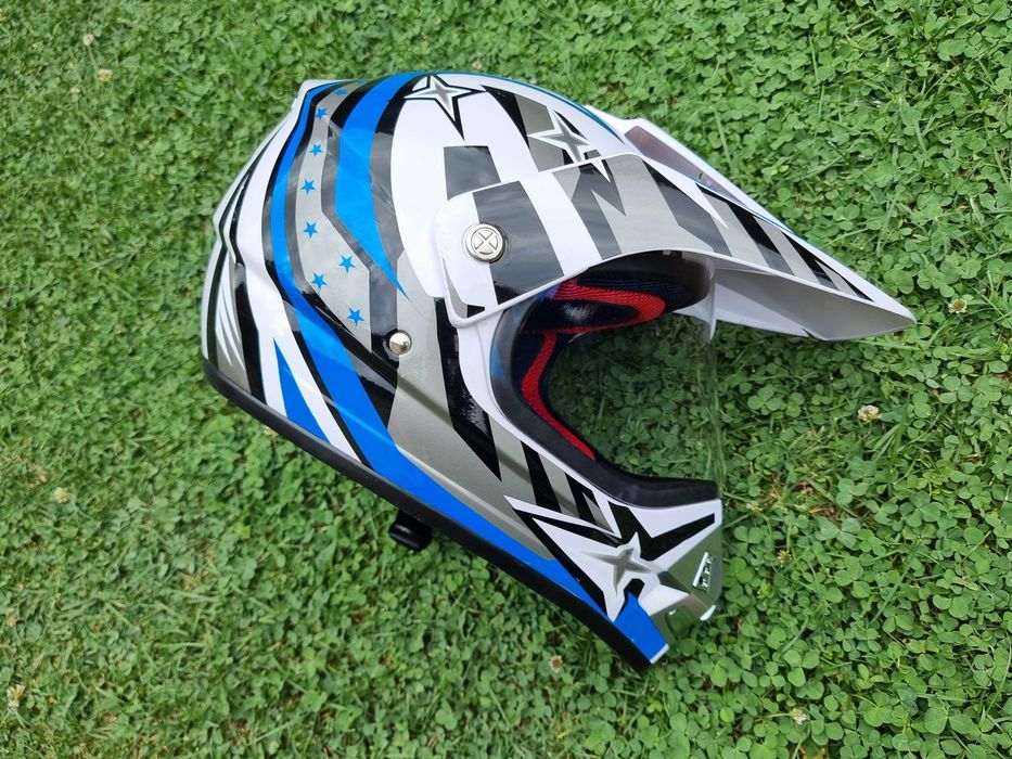 Casca Moto, ATV, enduro, trotineta, cu viziera, marimea M