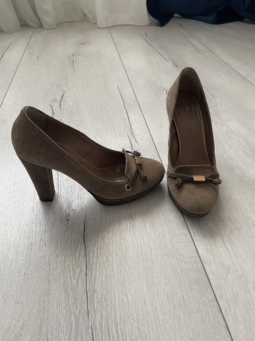 Pantofi damă, piele întoarsă
