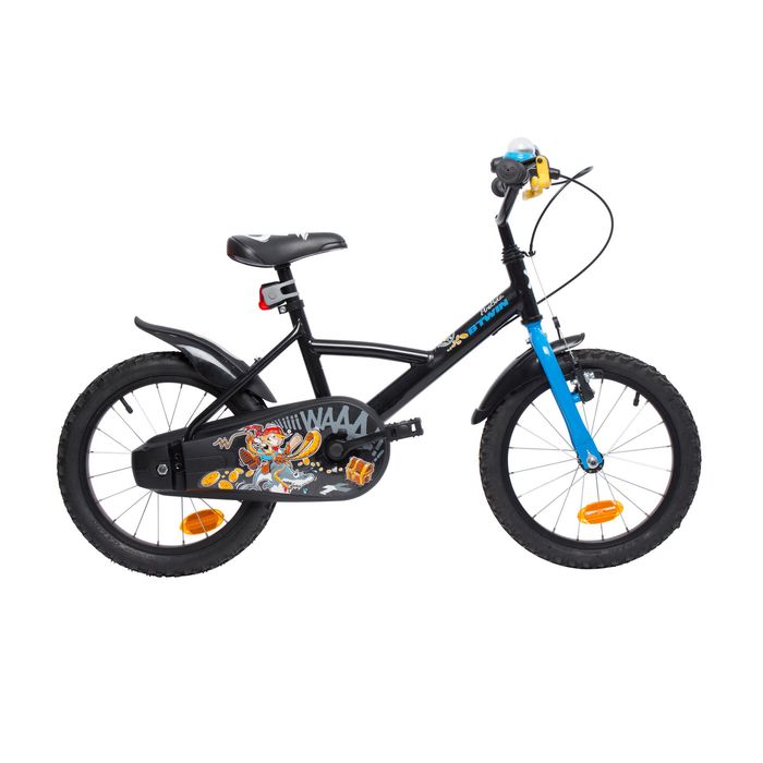 Bicicletă 16'' Jack Pirabike Negru - 16" - (SecondHand) Decathlon