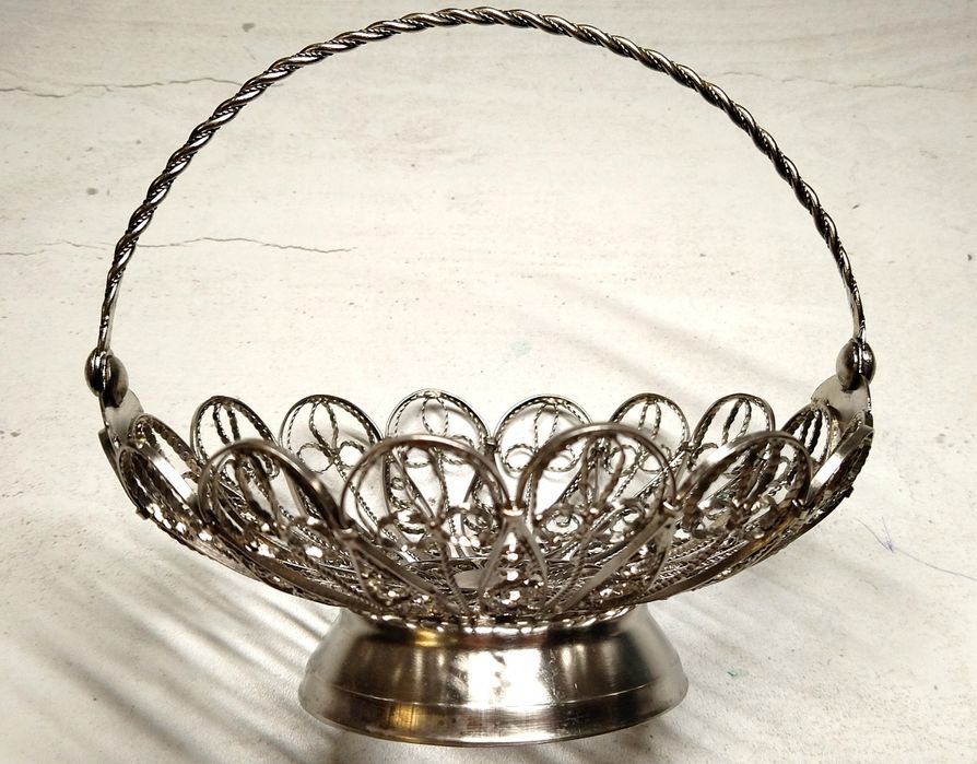 Конфетницы СССР из мельхиора