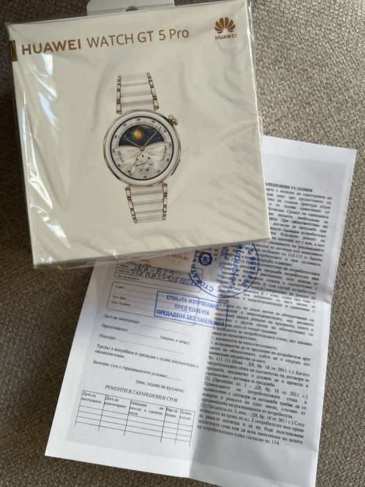 Смарт часовник Huawei Watch GT 5 Pro 42mm в гаранция