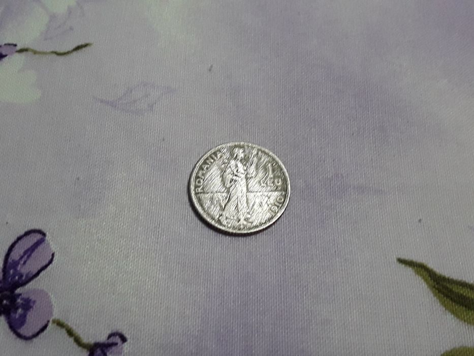 Vând Monedă Veche  de 1 Leu din 1910