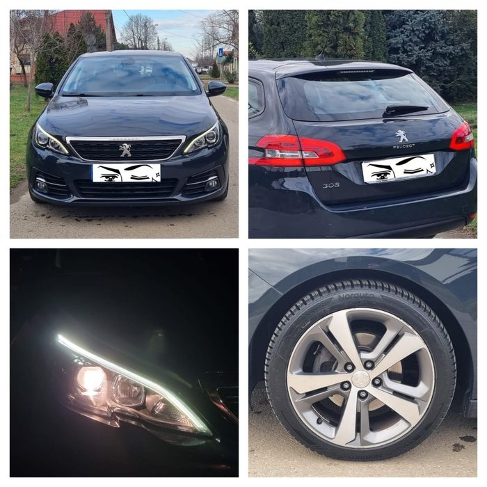 Peugeot 308 an 2018 motor 1.6 Diesel Euro 6 impecabil