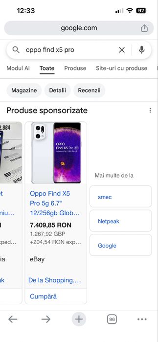 Oppo find X5 Pro display spart