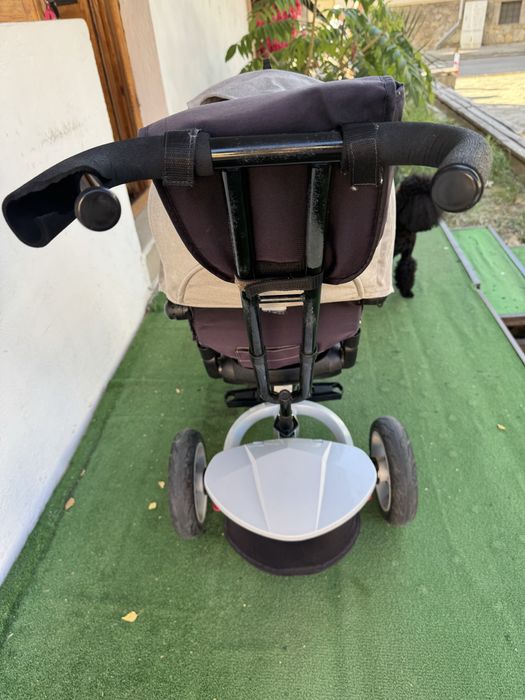 Триколка с въздушни гуми Lorelli - Speedy, Grey&Black