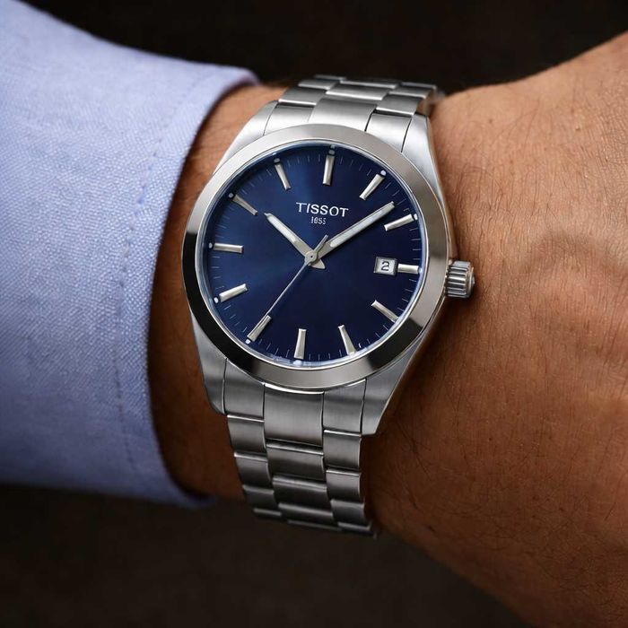 Tissot Gentleman 40mm Swiss Made – Safir, Oțel Inoxidabil