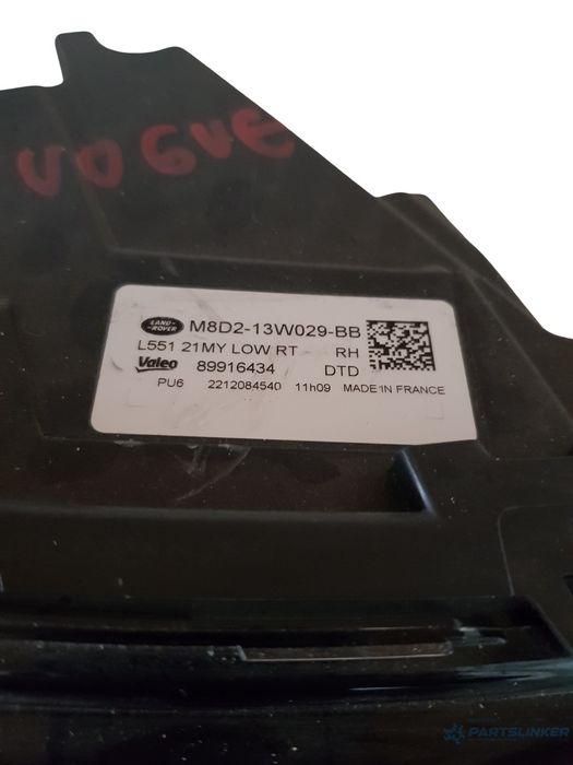 Far Dreapta Fata Land Rover Range Rover Evoque 2019-2023 Full Led