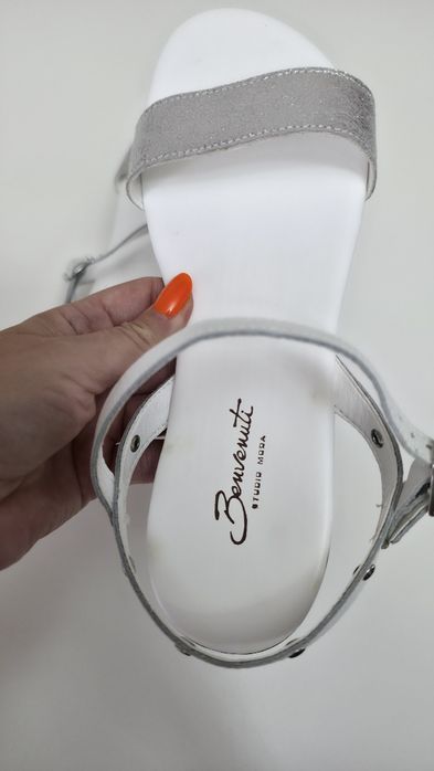 Sandale piele naturală Benvenuti Studio Moda, mărimea 38,  Noi în cutie