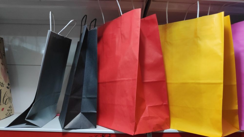 Крафт пакеты  с лого брендирование