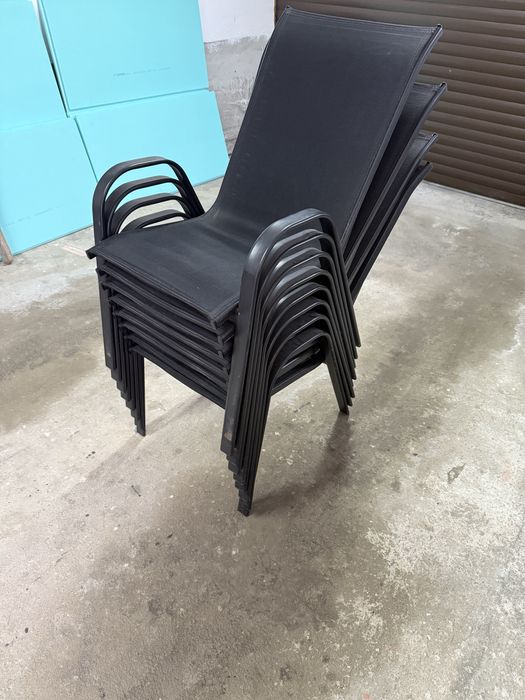 Градински столове Kring Bruxelles – метал, черни