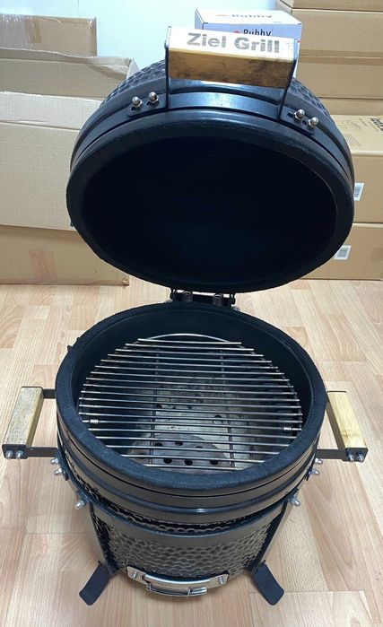 Керамично барбекю на дървени въглища Ziel Grill Kamado Compact 15