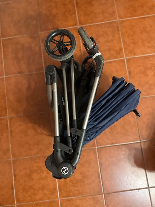 Carucior Cybex Melio Albastru + suport pahar/telefon