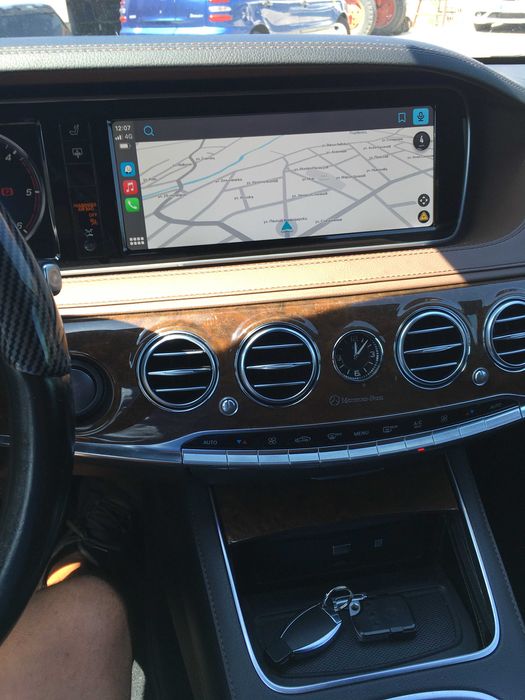 Apple CarPlay S-Class W222 Android Auto Mercedes Benz YouTube TV free