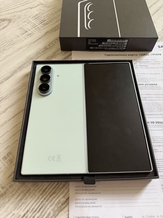 КАТО НОВ Samsung Z Fold 7 Mint 512GB 24м. ГАРАНЦИЯ ПОДАРЪК