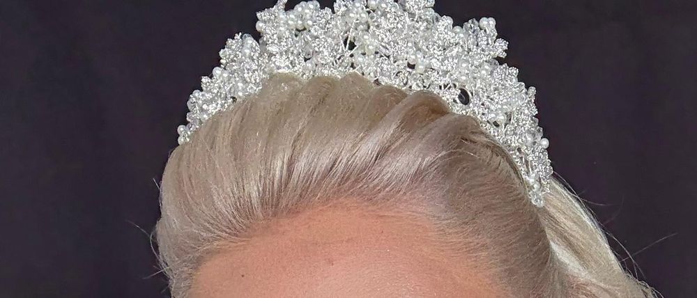 Coroniță de mireasa de zirconiu