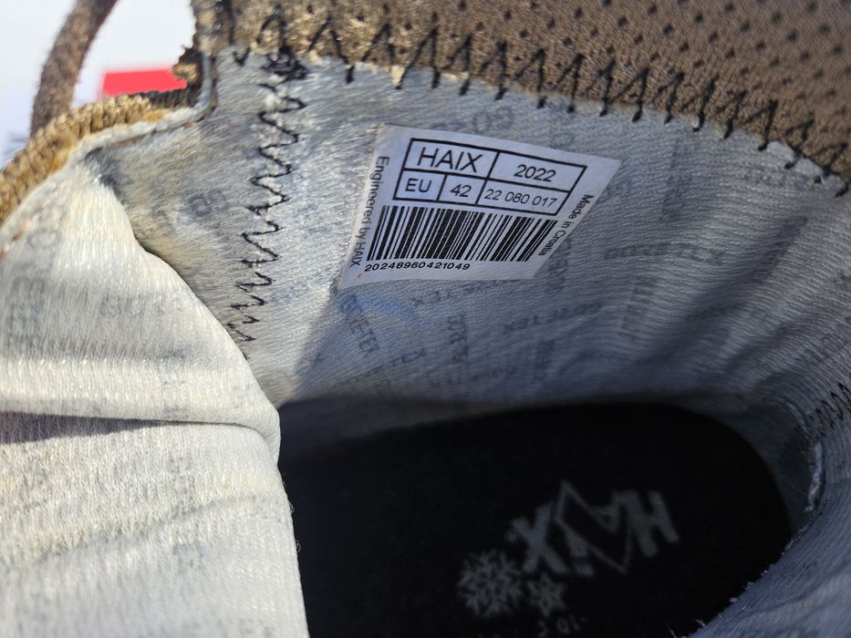 Bocanci haix 42 goretex crem militari