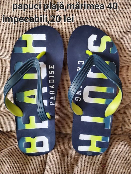 Adidași bărbat 42 și 2/3,papuci plajă