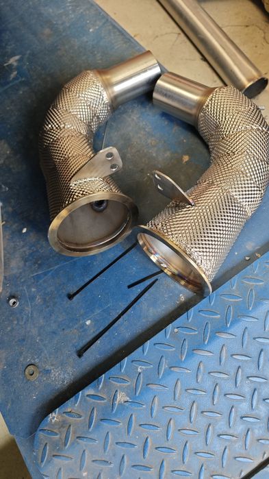 Porsche 911 - 992 Turbo S  Catless Downpipes