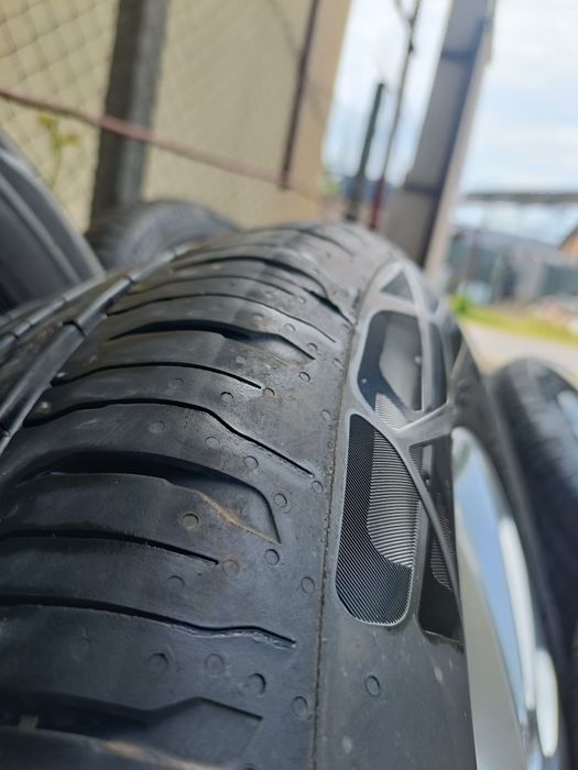 De vânzare jante aliaj 16*5/112 :j ptr Audi A4,echipate cu anvelope vara 205 60 16