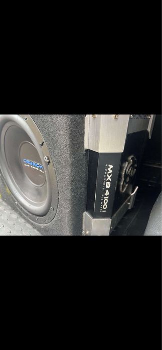 Vand subwoofer + statie Crunch