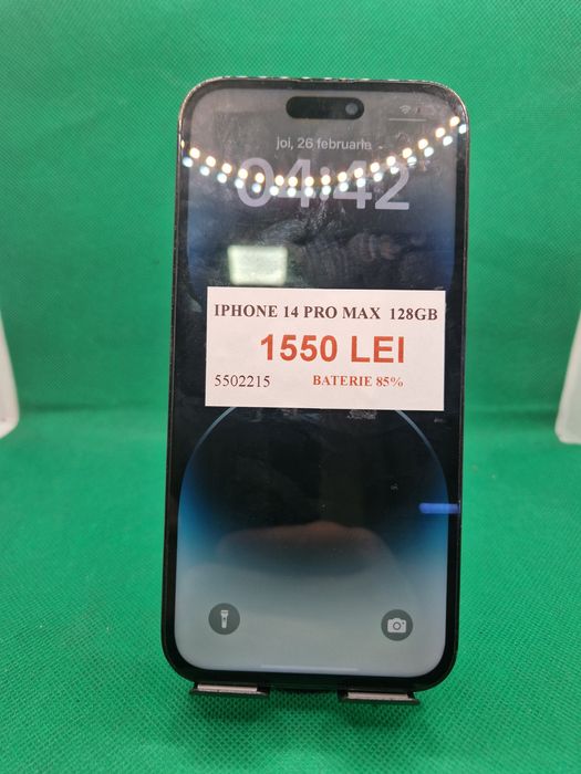Iphone 14 Pro Max 128GB baterie 85% Lazar Amanet Crângași 55022