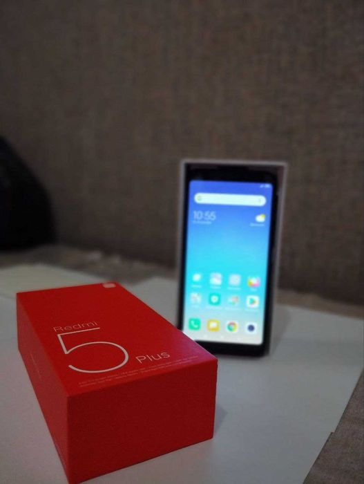Redmi 5 + 3/32 gb karobkasi bor