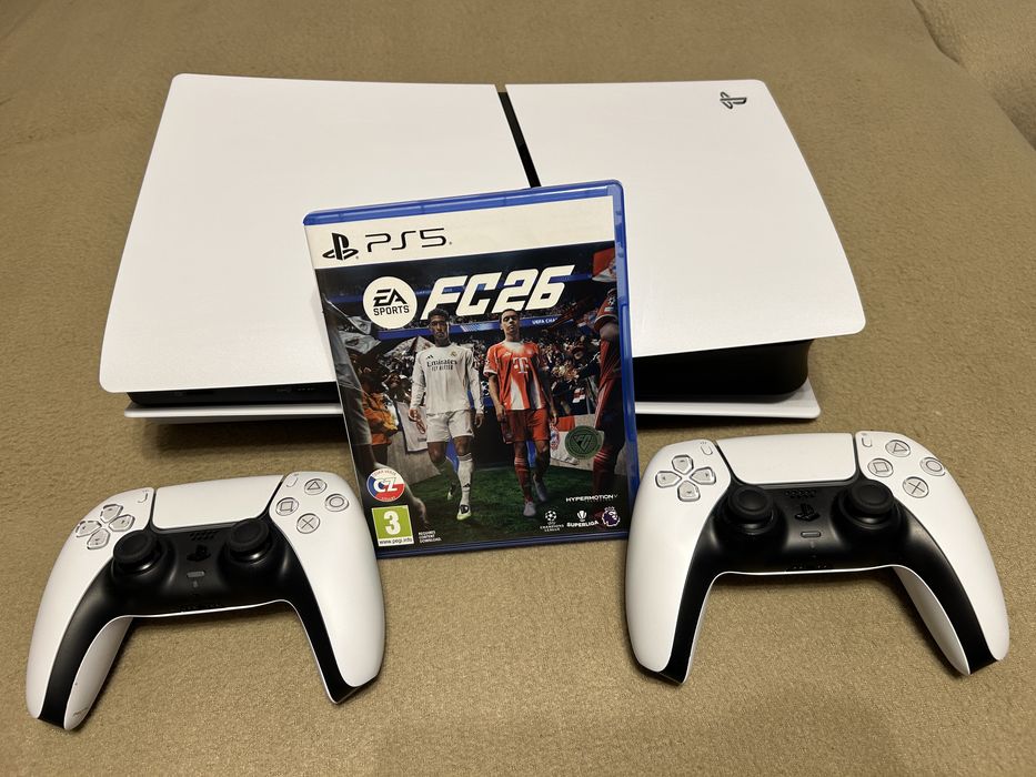 PlayStation 5 Slim Disk 1TB + 2 Menete