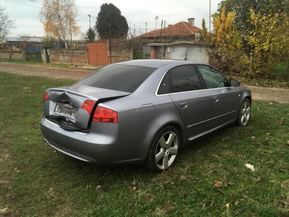 Задна броня ауди а4 б7 с-лине s line