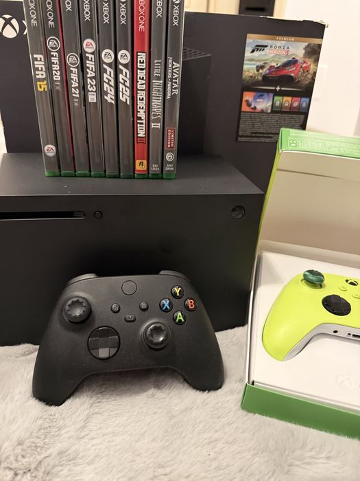Xbox Series X 1TB+ 2 manete+jocuri+garantie