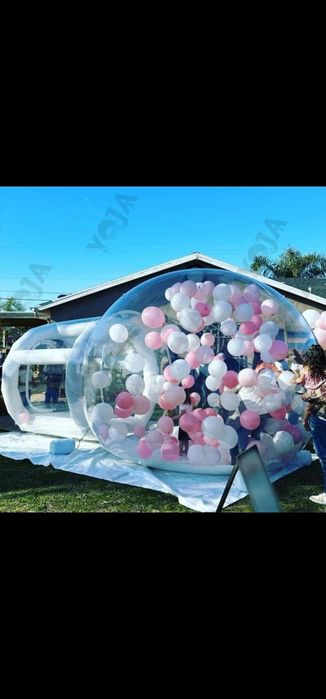Închiriem bubble house,si saltea gonflabila 

• Dom transpar