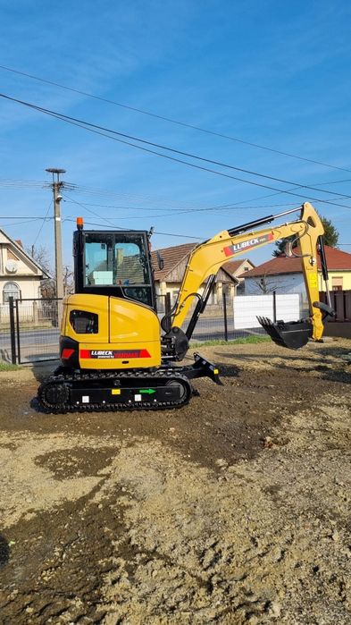 Miniexcavator Lubeck Ex391pro Nou Motor Yanmar Euro 5 Garanție 2 ani