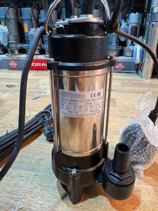 Насос фекальный фирма GRANDFAR GV250