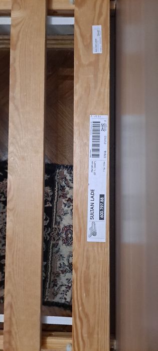Pat copii IKEA SUNDVIK 90X170 cm maro+ saltea