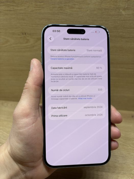 iPhone 16 Plus 256Gb Verde 93% battery life