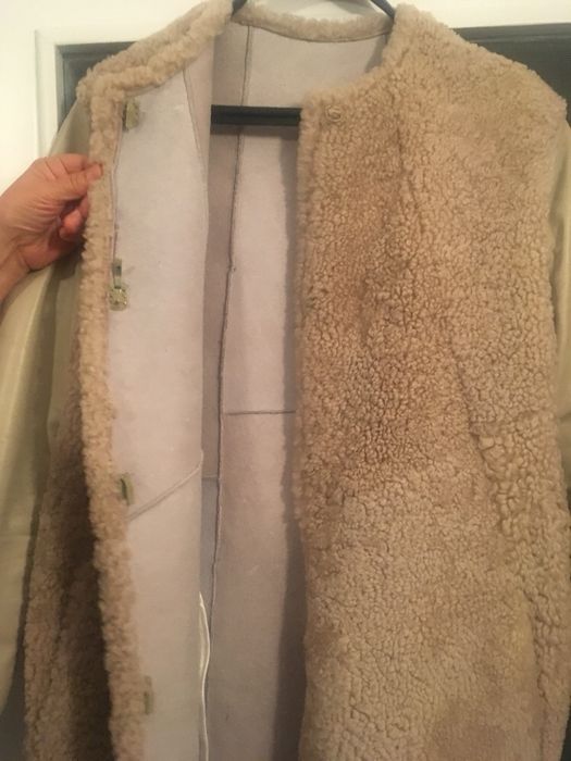 Дамско кожено палто и кожен елек от заек