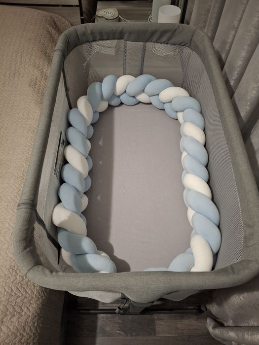 Бебешки CANGAROO Обиколник плитка BRAIDY СВЕТЛО СИН