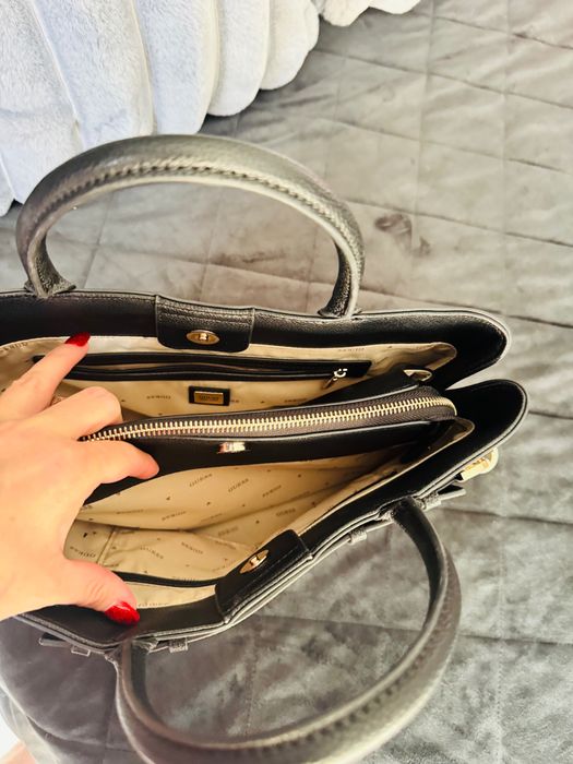 FURLA и GUESS дамски черни чанти