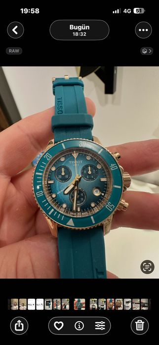 Часовник TİSSOT Seastar 1000 Chronograph 38mm