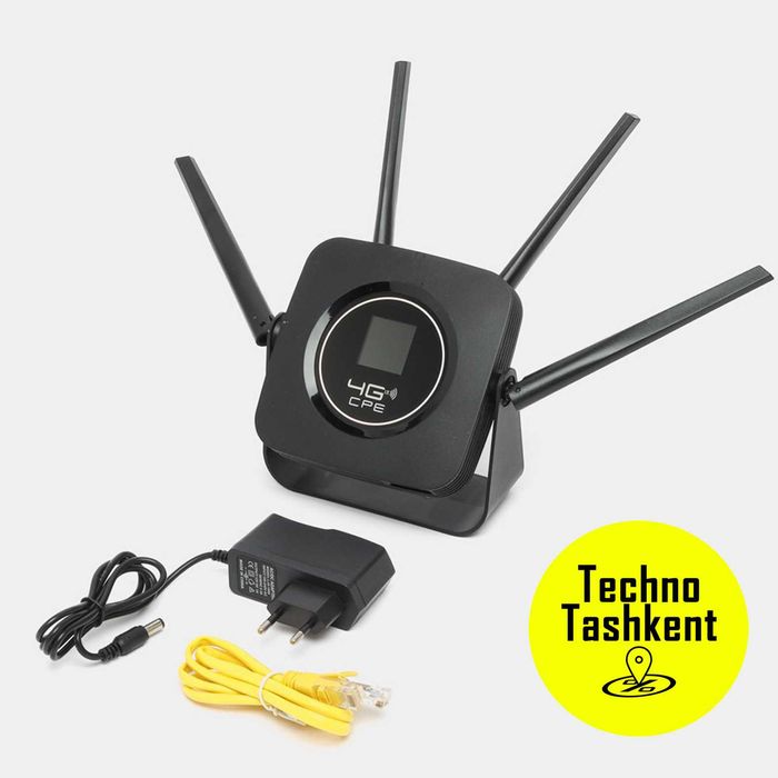 Wi-Fi Роутер 4G LTE CPF-903B, Аккумулятор 3000mah, 4-х антенный