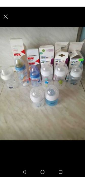 Бебешки шишета Авент