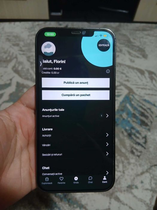 iPhone 12 Pro Max 128 gb Graphite - Full Box - Stare 10/10 - Accesorii Cadou + Factură