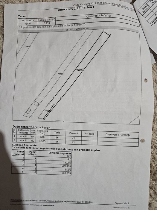 Teren de vanzare intravilan+extravilan in Niculesti Dambovita