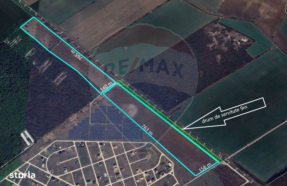 Teren intravilan 19,3 ha/locatie strategica, acces linie CFR/Gulia