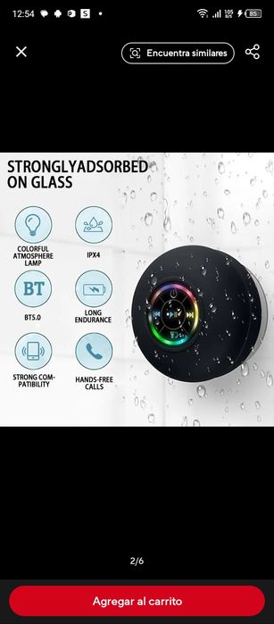 Ventuza silicon black