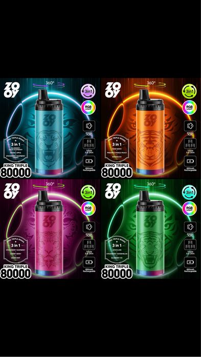 2xVape ZOOY 80K fumuri