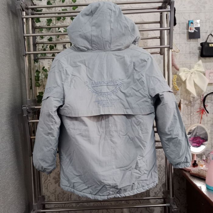 куртка   голубая