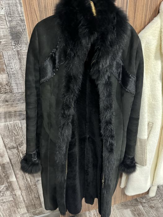 Кожух с  естествин тотъл и палто арпака л